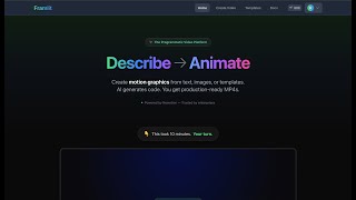 Framlit: The Programmable Video Platform | Official Teaser #1