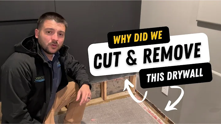 Why did we cut & Remove this drywall? Water damage restoration Services Louisville KY.