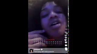 Check out the new song that Trinidad Cardona showed on their live broadcast on instagram.