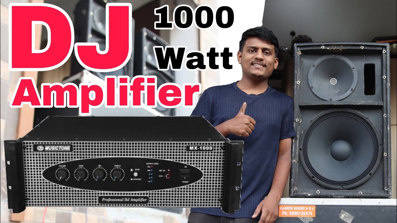 DJ Amplifier 1000W Price18000 Only/ YouTube