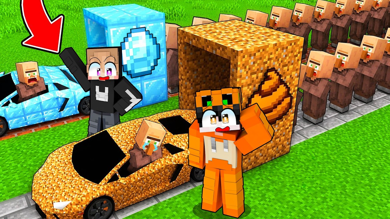 KITA MEMBUKA PABRIK MOBIL KAYA VS MISKIN DI MINECRAFT!!