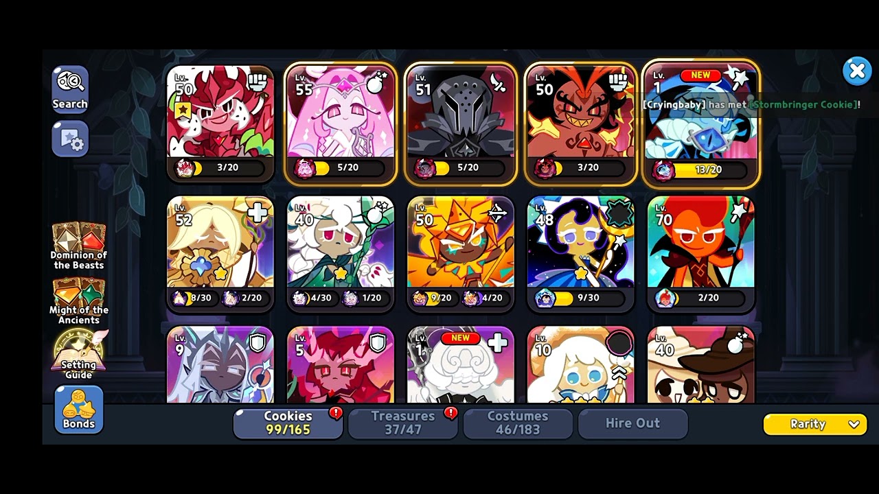 Finally got my hands on Shadow milk cookie and Cookie Run Kingdom