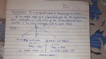 Theorem 6.7,6.8 and 6.9|Q4 Exercise 6.5|Triangles| Part 11|Class 10|