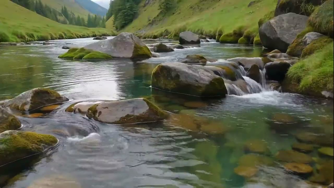 Tranquil Paradise River From Heaven Carrying Peaceful Energy to Calm Thoughts and Improve Sleep