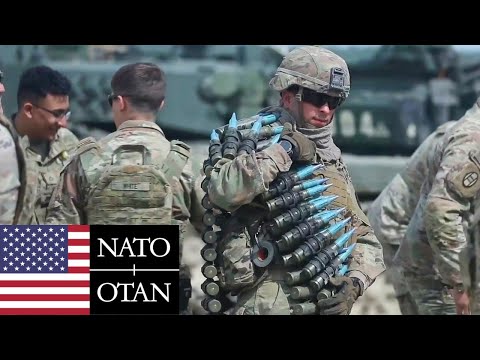 US-Armee, NATO. Alliierte Streitkräfte bereiten sich auf die Verteidigung in Tschechien vor.