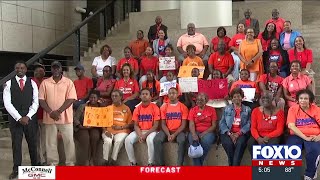 Mobile comes together for Wear Orange Day to speak out against gun violence