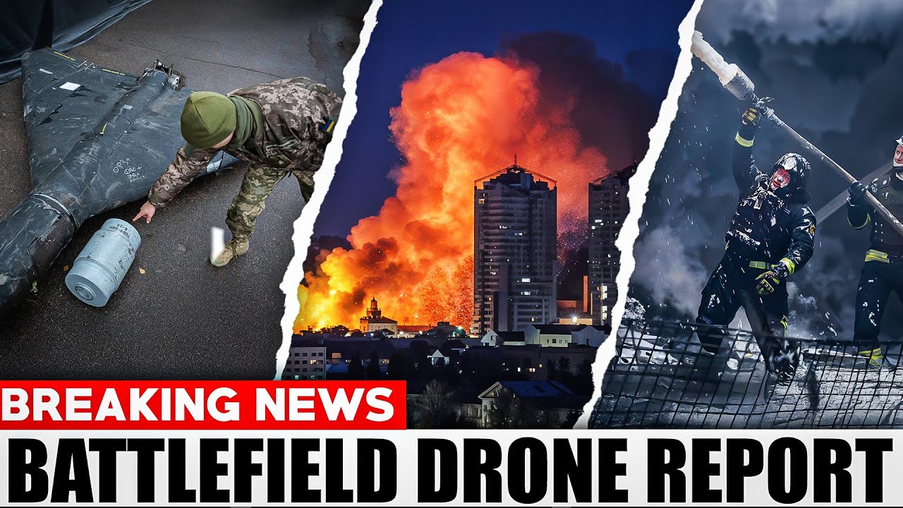 Украинский беспилотник поразил российскую военную колонну — и вот что произошло.