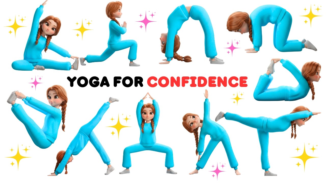 Yoga for Confidence & Stability | Sunny Yoga | Yoga for Kids #yoga  #kidsyoga #yogaforkids