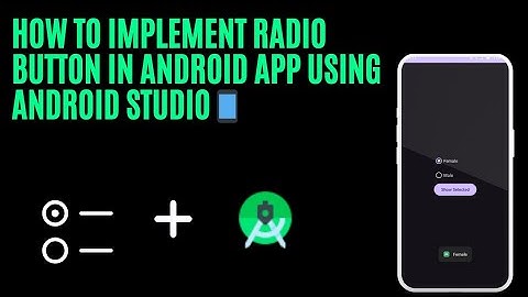 How To Implement Radio Buttons  in Android App using Android Studio || Android Tutorial📱✅
