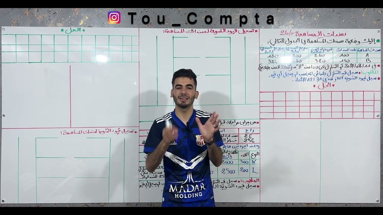 الحصة 08 : سندات المساهمة ( خسارة القيمة + التنازل)