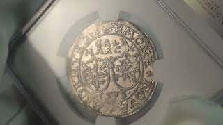 Dahlen Poland 12 Mark 1573 - Johann Chodkiewicz 1563-1578 - Ngc Ms 61