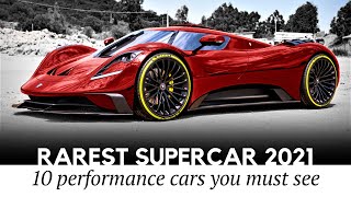 10 Rarest Supercars with Limited Production: Newest Models of 2022 You've Never Seen