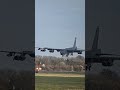 Buff landing during gusty winds b52 landing