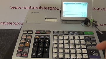 Casio se-s3000 How to use the RA button for non sales transaction Recieved on account