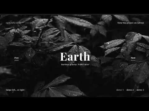 A Pretty Cool WebGL Carousel/Slider - rgbKineticSlider.js