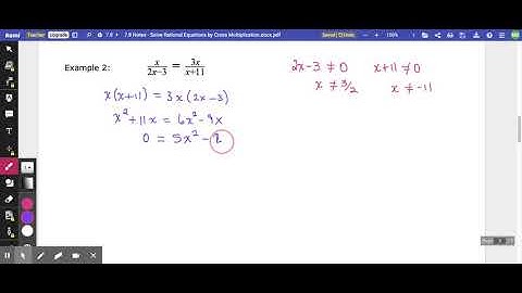 7.8 Notes - Solve Rational Equations by Cross Multiplication.docx.pdf