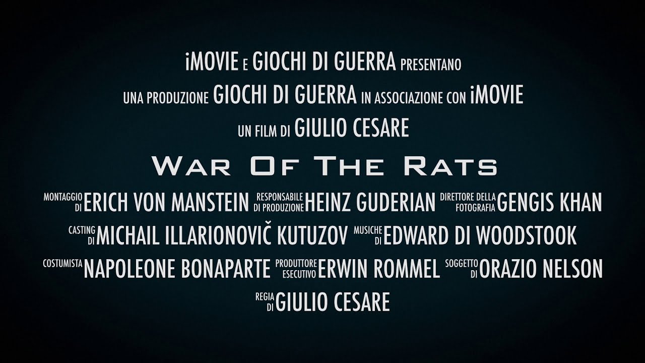 War Of The Rats