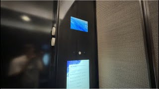 Cool 1200 FPM TKE Touchscreen Elevators at 15 Hudson Yards in New York, NY
