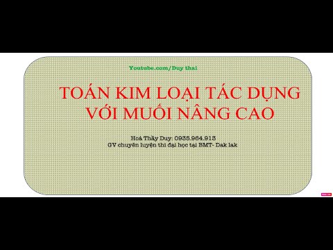 Video 3112202110517 3 : Cho m gam Fe vào dung dịch X chứa... - youtube