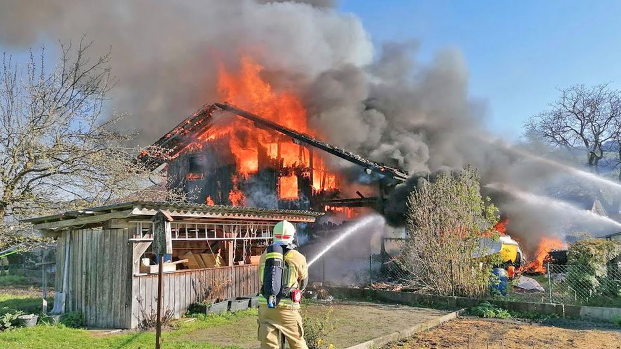 Wohnhausbrand in Gaißau - 23.04.2021 - Feuerwehr Höchst - Vorarlberg Heute