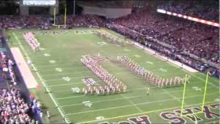 Fightin' Texas Aggie Band  Nov 20 2010 Halftime BTHO Nebraska!!