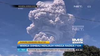 Letusnya gunung api sinabung - news hot topic