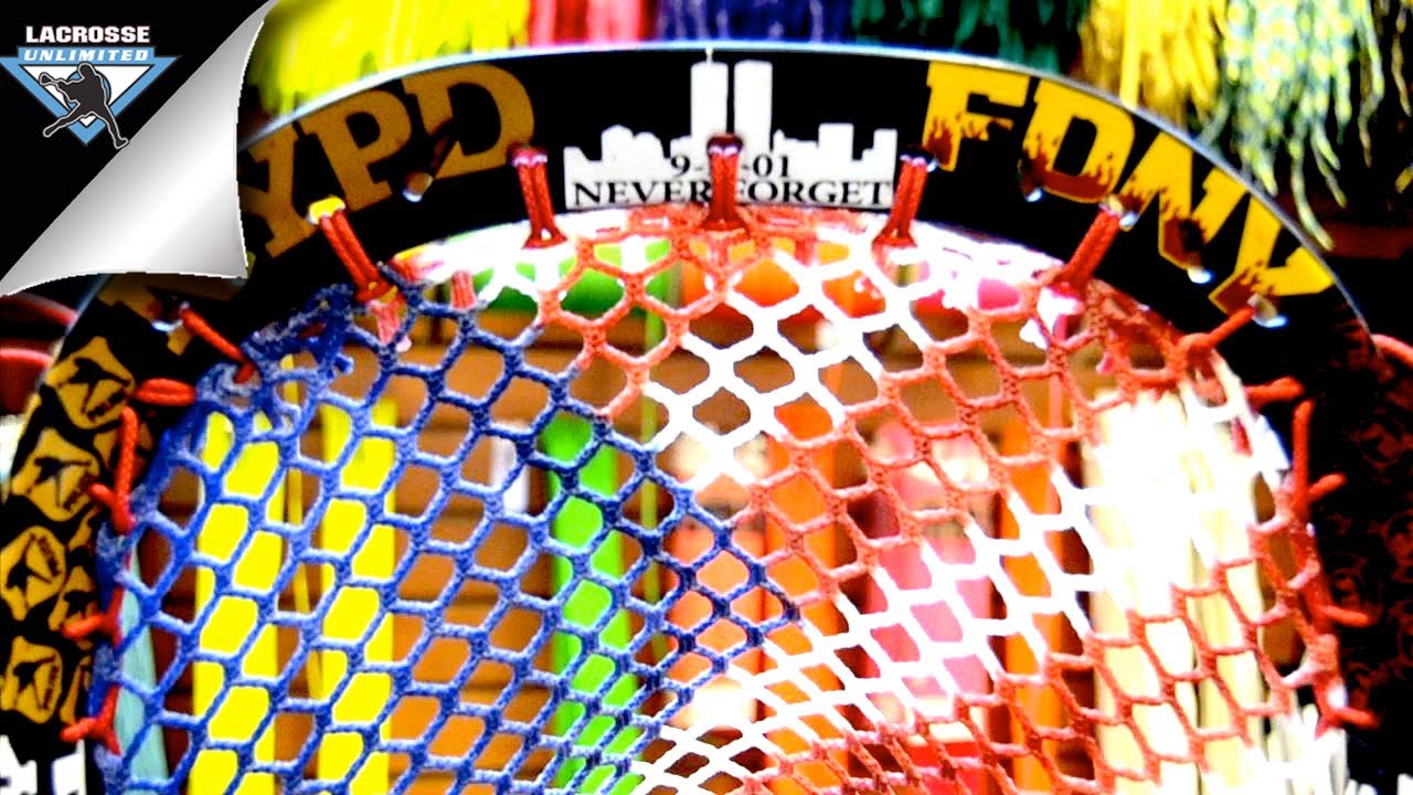 Lacrosse Unlimited Custom 9/11 Goalie Dyed Head YouTube