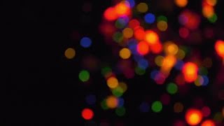 Twinkling Bokeh Lights Stock Video