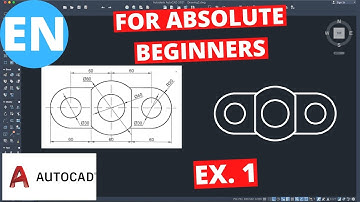AutoCAD 2021 | For Absolute Beginners | No Knowledge Needed | Exercise 1
