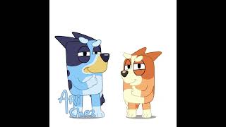 Bluey And Bingo Mewing Fan Animation