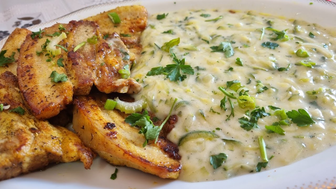 Sos de Dovlecei cu Carne Friptă (Ciuspais) 🥒🍖🥒👩‍🍳Ca in Ardeal 👩‍🍳#viral #retete #gateste #cook