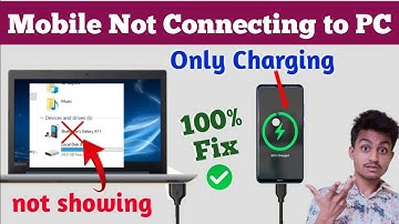 phone not connecting to pc only charging | usb file transfer not working only charging sumsung