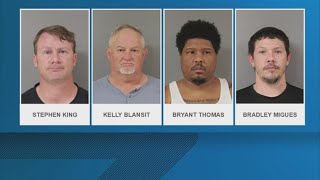 Four men arrested in Blount County child predator sting