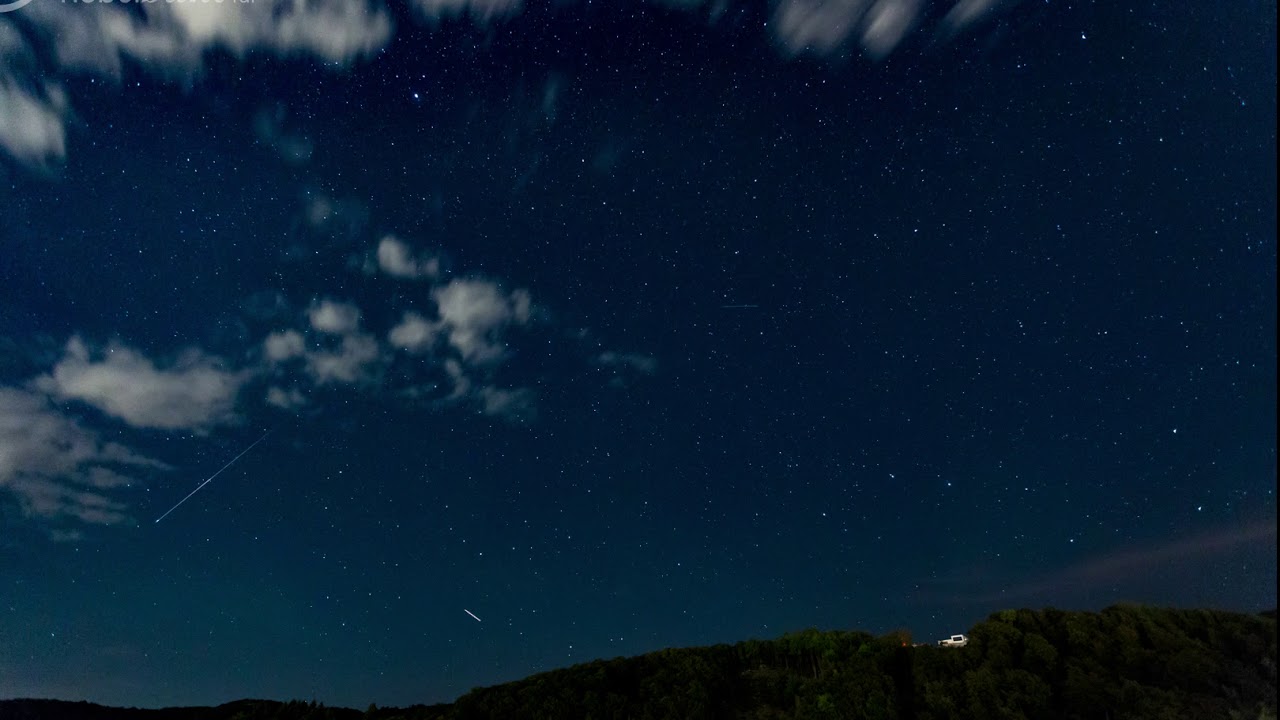 Shooting stars // night from aug 12 to 13 2018 // perseids meteor shower
