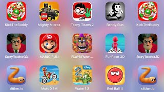 Red Ball 4, Fun Race 3D, Slither, Scary Teacher 3D, MotoX3M, Fun Race 3D| Fun Mobile Games Gameplay screenshot 5