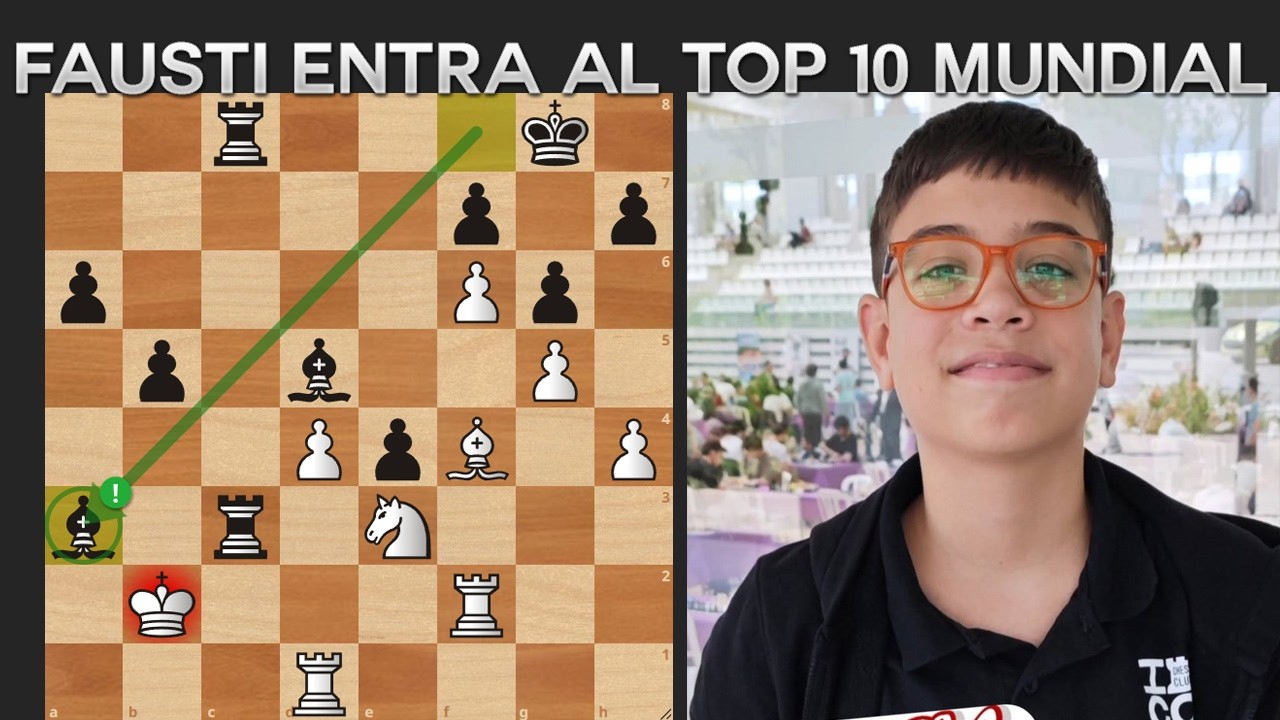FAUSTI TOP 10 DEL MUNDO (MÁS JOVEN DE LA HISTORIA) Dmitrij Kollars vs Faustino Oro titled tuesday
