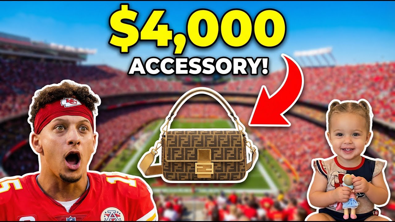 Mahomes' Daughter Wears $4,000 Accessory to NFL Game!#celebritynews #entertainment - YouTube