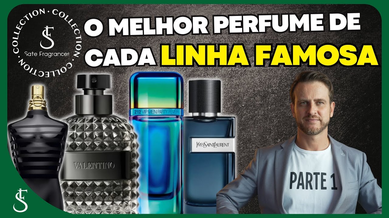 O MELHOR PERFUME de LINHAS FAMOSAS com IMPORTADOS MASCULINOS (Quadro 