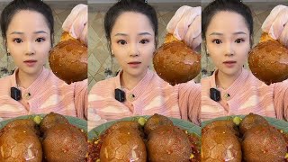 ASMR CHINESE MUKBANG FOOD EATING SHOW | Xiao Yu Mukbang 84