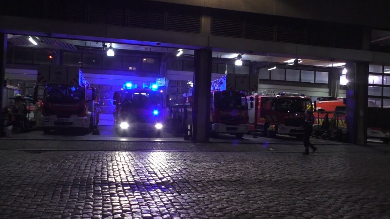 Grote uitruk brandweer Brussel hoofdpost Helihavenlaan naar twee interventies!