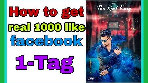 Facebook photo pe real 1k like kaise paye with proof in hindi