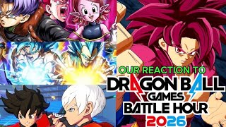 OUR REACTIONS TO DRAGON BALL GAMES BATTLE HOUR 2026