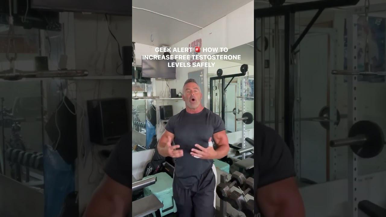 HOW TO SAFELY INCREASE FREE TESTOSTERONE #fit #diet #testosterone