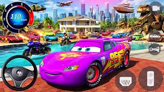 Unlock New Car Lightning McQueen - Indian Bikes Driving 3D - Android GamePlay #2 screenshot 2