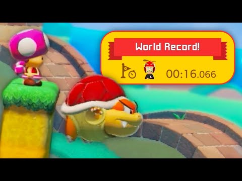 I got World Record on this random SMM2 Speedrun Category?