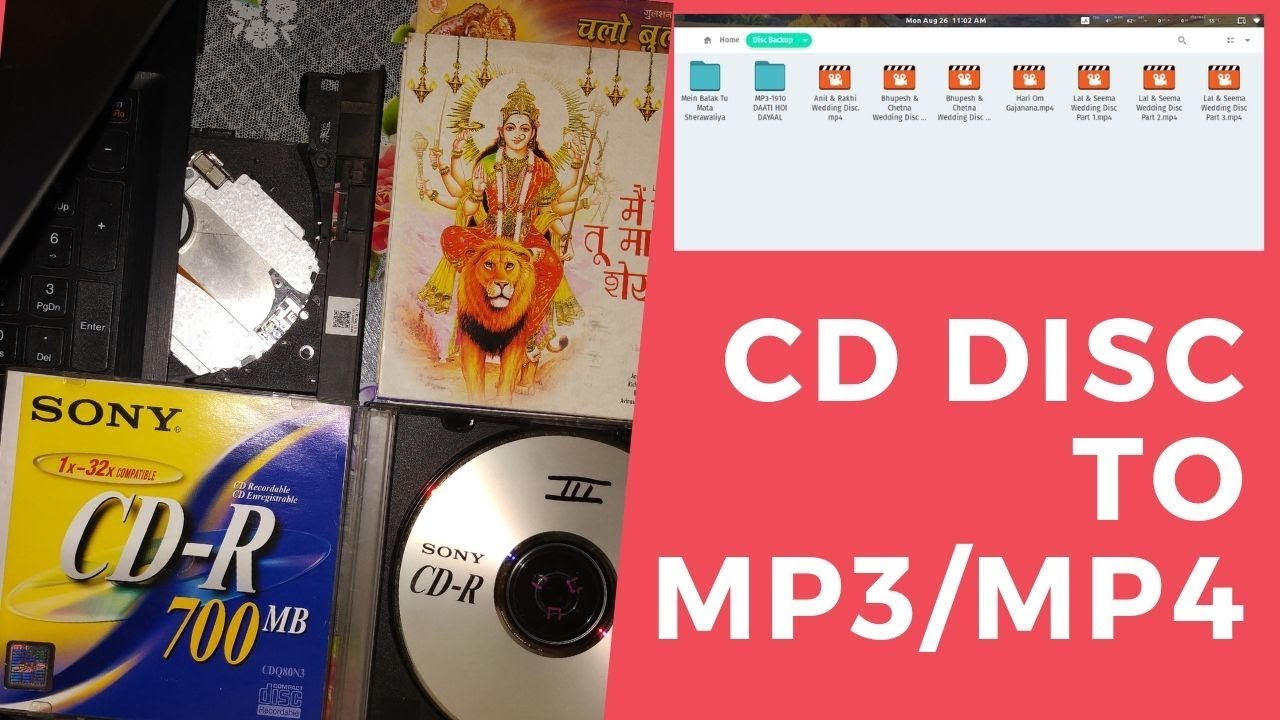  Update Convert/Save Disc (CD/DVD/VCD) Files To Media Files (MP3/MP4) - Back Up Your Memories