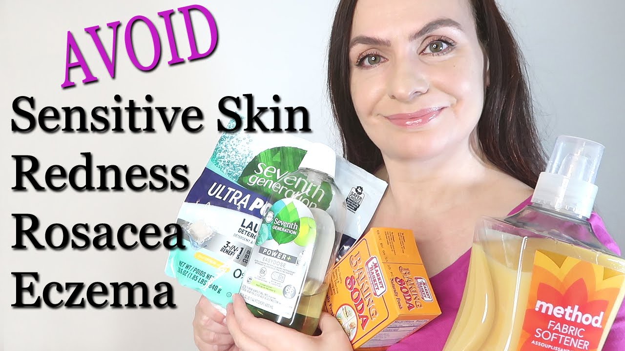 5 Best LAUNDRY PRODUCTS for Sensitive Skin, Rosacea, Redness and Eczema