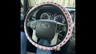 Super cute steering wheel cover