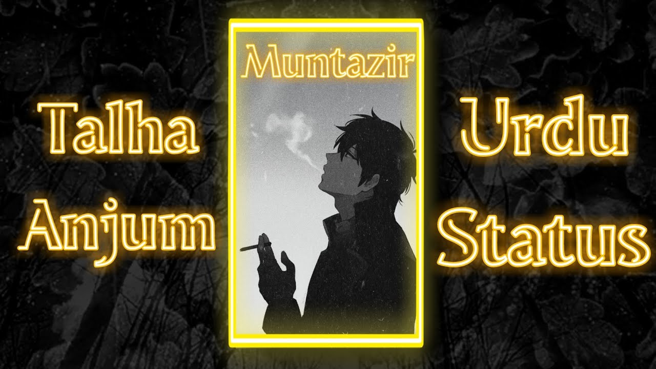 Muntazir TalhaAnjum  Sad Song Poetry Status