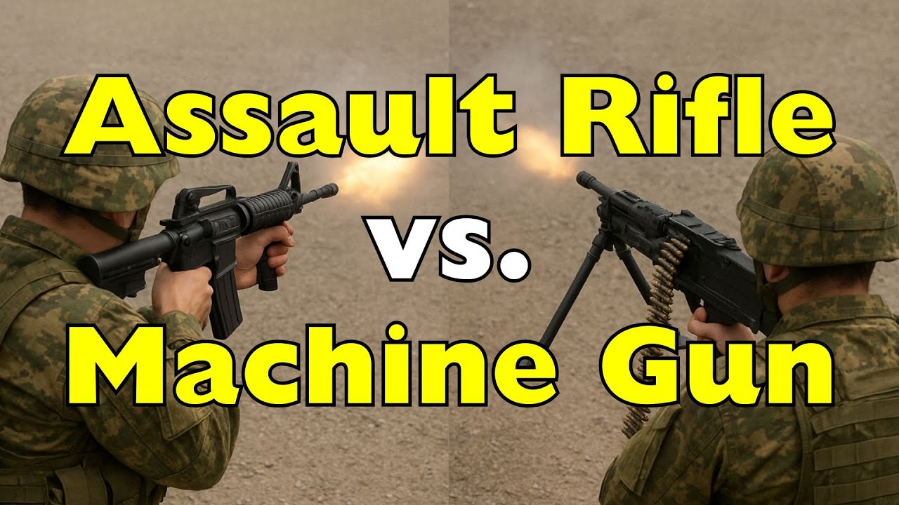 Штурмовые винтовки и пулеметы: в чем разница?
